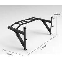 Barre de traction murale en acier, fabrication usine, accessoires de fitness durables et personnalisables