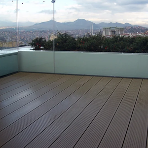 Planche composite en bois-plastique WPC pour terrasse extérieure, escalier, parc, piscine - Product Image 5