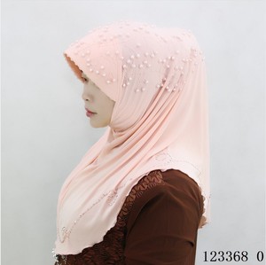 Nouveau Foulard Musulman Perlé Fait Main en Perles Malaisiennes Haut de Gamme pour Femme – Vente en Gros - Product Image 2