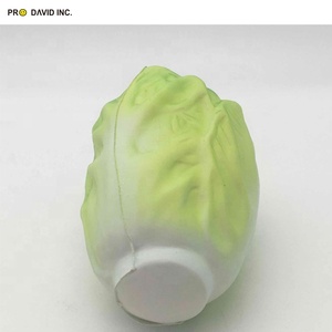 Vente chaude Boule anti-stress en forme de laitue romaine en PU personnalisée avec couleur personnalisée Jouet promotionnel certifié sécurité - Product Image 2