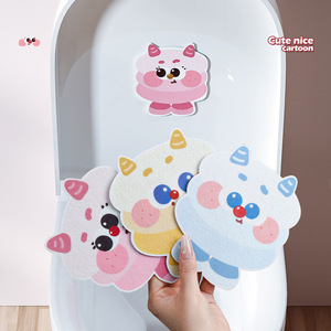 Cute Nice Cartoon Self Adhesive Toilet Stickers Deodorizing Fragrant Bathroom Odor Remover Decorative Aromatherapy Patches - Product Image 1