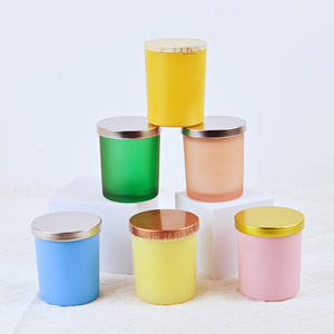 Dekorasi rumah Label pribadi lilin Votive Aroma mewah ulang tahun Logo buram toples lilin kedelai beraroma lilin Dekorasi Rumah - Product Image 2