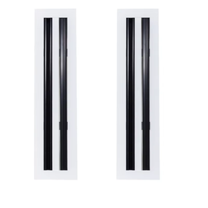 <span class=keywords><strong>Grille</strong></span> <span class=keywords><strong>de</strong></span> <span class=keywords><strong>ventilation</strong></span> HVAC linéaire réglable en aluminium, style industriel moderne, personnalisable, directement <span class=keywords><strong>de</strong></span> l'usine - Product Image 1