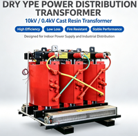 Transformateur Électrique Écologique Triphasé 35kV 400kVA à Enroulement Cuivre SCB10 en Résine Époxy, Refroidissement par Air, Type Sec Intérieur