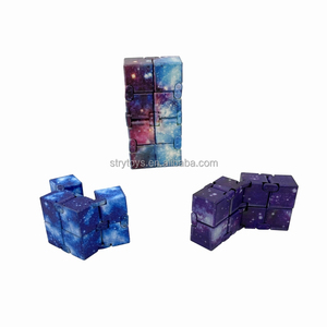 Bán Buôn 4Mm Chống Căng Thẳng Chống Lo Âu Giải Nén Giảm Áp Đồ Chơi Vô Hạn Bầu Trời Đầy Sao <span class=keywords><strong>Fidget</strong></span> Cube - Product Image 2