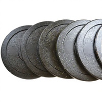 Ensemble de plaques de musculation de 5 kg à 25 kg en caoutchouc et acier, portables, avec surface à pois colorés, pour salle de sport commerciale et entraînement à la barre à domicile