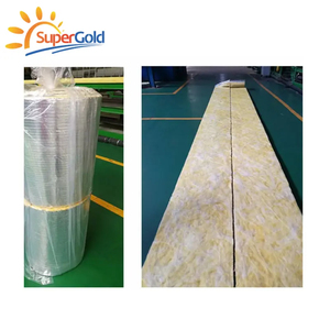 Supergold nhôm lá phải đối mặt với kính len cách nhiệt chăn sợi thủy tinh cách nhiệt CuộN - Product Image 2