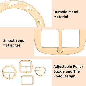 Boucle de ceinture réglable en métal de qualité supérieure PCS, boucle de réglage de manteau, cadeau unique pour Noël, accessoires de mode pour ceintures de différentes tailles - Product Image 2