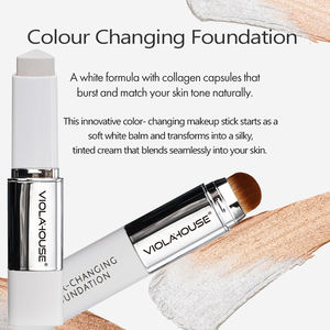 Stik <span class=keywords><strong>Foundation</strong></span> Warna Putih yang Dapat Mengubah Warna  Label Pribadi Koreksi Warna Kulit Kustom Concealer Ringan Fond De Teint Stick - Product Image 2