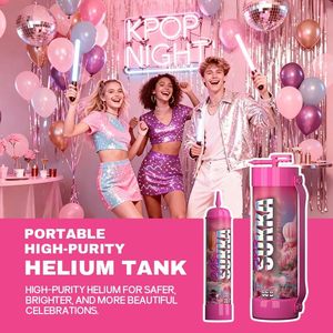 Tanque de Helio Desechable <span class=keywords><strong>SOKKA</strong></span>, Cilindro de Helio Portátil que Llena Más de 100 Globos, para Fiestas, Bodas, Cumpleaños y Decoraciones - Product Image 2