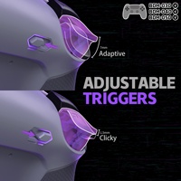 EXtremeRate RISE4 Plus Max Remap Kits : Kit de boutons arrière programmables pour manette PS5, Mod Gaming Edge