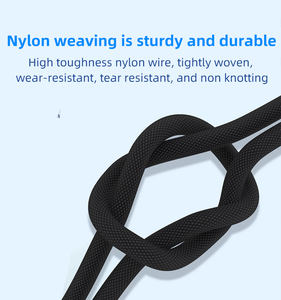 Cavo di Ricarica Rapida USB <span class=keywords><strong>C</strong></span> a Doppio Type-<span class=keywords><strong>C</strong></span> 100W PD 2 in 1 di Alta Qualità con Logo Personalizzato per Telefoni, Laptop, Tablet e Altro - Product Image 5