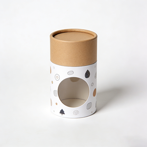 Vente en gros de tubes en papier ronds de haute qualité, respectueux de l'environnement, en papier kraft, boîte d'emballage cylindrique - Product Image 5
