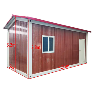 New Design Detachable Flat Pack Steel Structure Modular Container <b>House</b> with Pitched Roof Solar Powered & Waterproof - Product Image 1
