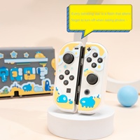 Nouvelle tendance : coque de protection Nintendo OLED, étui rigide en PC givré, coque transparente divisée Space Space, accessoires de jeu