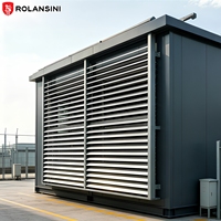 Toldo Moderno de Aluminio Rolansini As2047 con Persianas Fijas, Aislamiento Térmico y Garantía de 5+ Años para Edificios Comerciales