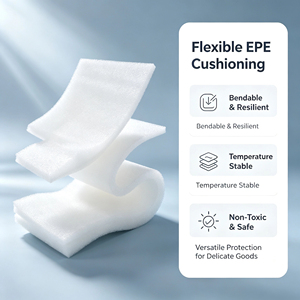 High Density EPE <b>Foam</b> <b>Sheet</b> Shockproof White EPE <b>Sheet</b> For Packaging Shock Absorb Protection - Product Image 2