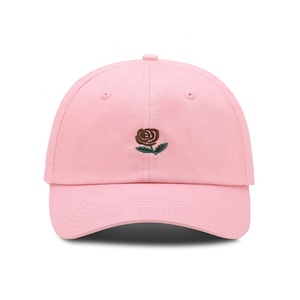 หมวกเบสบอลปักโลโก้ดอกกุหลาบผ้าฝ้าย - Product Image 3