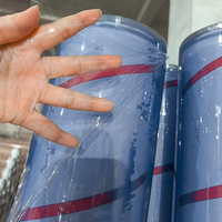 Rouleau de film PVC souple transparent de qualité supérieure Jinshi Reach, recyclable, épaisseur et longueur personnalisables, pour sacs textiles de maison