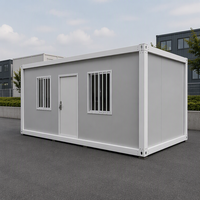 Maison préfabriquée extensible de 20 pieds facile à installer, maison mobile compacte avec chambre, cuisine et salon