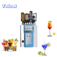 Machine à cocktails intelligente Tolcat pour bureau, préparation automatique de boissons alcoolisées et jus, prise en charge de recettes personnalisées pour les lieux de divertissement commerciaux