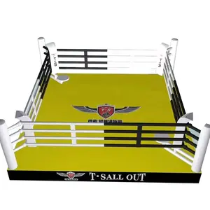 Profession elle benutzer definierte Logo MMA Ring Boxring Wettbewerb Wrestling Ringe zum Verkauf