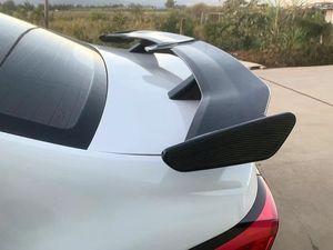 ABS M Style Polished Rear Bumper Tail <strong>Spoiler</strong> Double Deck Wing Bodykit Car Accessories - Product Image 3