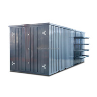 Maison mobile multifonctionnelle de 20 pieds, conteneur préfabriqué, maisons modulaires préfabriquées, conteneur pliable, boîte pliable