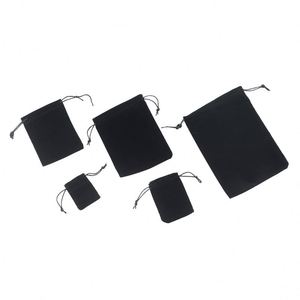 Bolsas de Almacenamiento de Terciopelo Reciclables Promocionales al por Mayor, Bolsitas Suaves con Cordón para Joyería, Regalos, Gafas, en Diversos Tamaños - Product Image 2