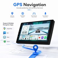 Envío en 7 Días Reproductor de Android para Auto de 9 Pulgadas 2+32G Pantalla Multimedia Universal con CarPlay, Android Auto, DAB y Entrada para Cámara Trasera