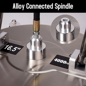 Accessoires <span class=keywords><strong>de</strong></span> nettoyage <span class=keywords><strong>de</strong></span> plaques rondes en acier inoxydable 16.5 pouces 4000 psi avec 4 roues et 2 tiges d'extension - Product Image 4