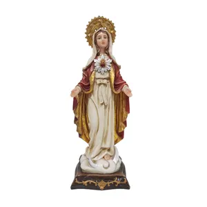종교 가톨릭 동상 처녀 메리 동상 거룩한 가족 동상 크리스마스 기념품 수지 가정 장식 조각