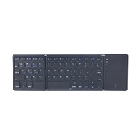 Keyboard Lipat dengan Touchpad dan Mode Tidur untuk Mengetik di Tablet Portabel di Ruang Kerja Bersama