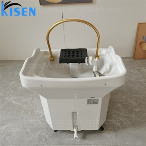 KISEN - Muebles Modernos y Portátiles para Salón de Belleza, Silla de Champú con Circulación de Agua para Gimnasio - Product Image 1