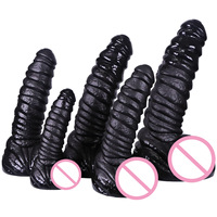 Dildo de Simulación Extra Grande y Grueso, Tapón Anal con Rosca Grande para Fácil Inserción, Masturbación Femenina, Pene Grande