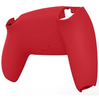 EXtremeRate coque de remplacement Passion rouge plaque arrière coque de remplacement boîtier inférieur pour contrôleur PS5