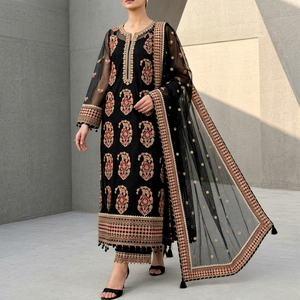Shalwar Kameez tradicional indio y pakistaní para mujer de alta calidad en diferentes colores y tallas a un precio más bajo y con un MOQ más bajo. - Product Image 1