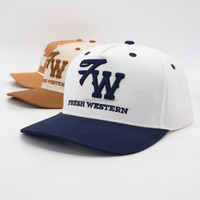 Gorra de béisbol de dos tonos con logotipo bordado en 3D personalizado OEM, estilo A-frame, ajustable, lisa, informal, deportiva, con visera curva para adultos.