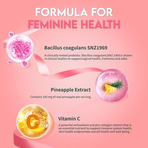 Kadınlar İçin Feminin Denge Multivitamin Jelibonları Hawaii Ananası Aromalı PMS Rahatlatıcı Hormonal Sağlık Desteği Günlük Dozajlı Şekerleme - Product Image 4