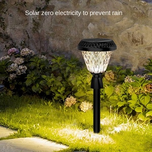 Luz solar para patio IP65, pilar de luz solar para puerta, lámpara de pilar solar led para exteriores, lámpara de luz de pilar solar simple y moderna - Product Image 3