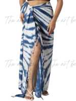 Pareos de Playa con Estampado Tie-Dye Personalizados, Precio al por Mayor, Trajes de Baño para Mujer, Pareos Hawaianos de Moda, Sarongs Lavalava