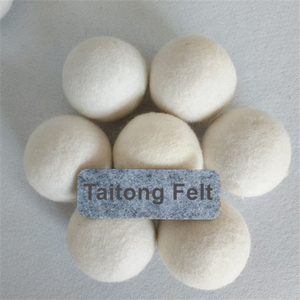 Meilleure vente 2023 boules <span class=keywords><strong>de</strong></span> séchage originales blanches 100% <span class=keywords><strong>laine</strong></span> biologique pour linge - Product Image 5