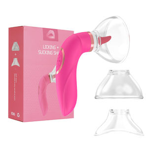 Vibrador con Succión de Clítoris, Estimulador de Clítoris con Lengua, Vibrador con Succión de Pezones, Masajeador Masturbador - Product Image 1