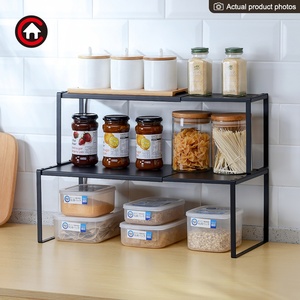 Estantes de <span class=keywords><strong>cocina</strong></span> medianos, estantes apilables expandibles, estantes <span class=keywords><strong>para</strong></span> especias, organizadores de <span class=keywords><strong>cocina</strong></span>, organizador de almacenamiento, organizador de especias <span class=keywords><strong>para</strong></span> <span class=keywords><strong>Cocina</strong></span> - Product Image 5