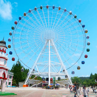 Parc d'attractions familial, attraction touristique, équipement de parc d'attractions extérieur, grande roue géante de 66 m, fabricant
