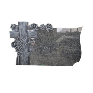 花崗岩のヨーロッパのモダンデザイン墓地の記念碑の墓石と墓石 - Product Image 3