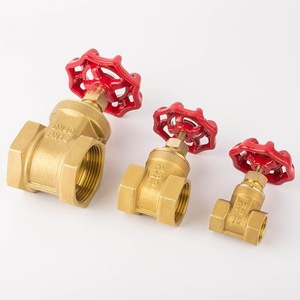 Vanne à boisseau épaisse à filetage interne en laiton DN15/DN20, vanne de commutation manuelle pour compteur d'eau, pour tuyaux d'eau filetés, structure angulaire - Product Image 1