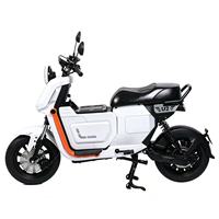 Popular 1000W 60V U2 Electric Motorcycle for Adult Urban Travel, Front Rear Dual Disc Brake System