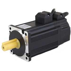 Certification CE Synmot 80mm 220V 3000rpm 0.75kW Flux Axial Moteur à aimant permanent Servomoteur électrique - Product Image 2