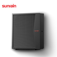 Sunrain R290 18kW Source d'air Full DC Inverter EVI Chauffage Refroidissement et DHW Chauffe-eau A +++ WIFI APP Pompe à chaleur monobloc